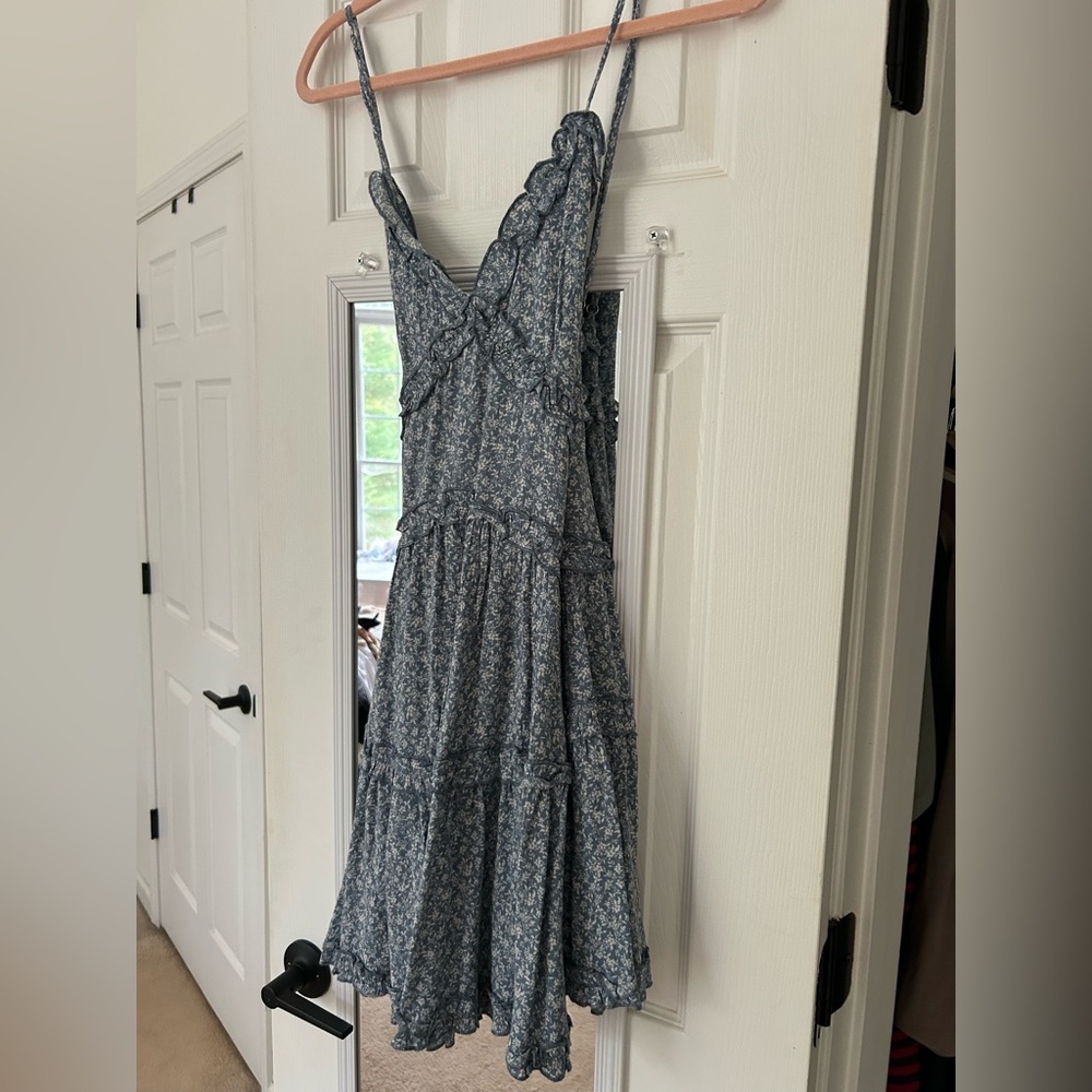 Altar'd State Blue Floral Dress